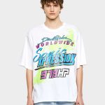 Men white sonic t-shirt